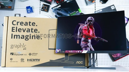 AOC Q27U3CV 27 IPS QHD Monitor 75Hz 4ms WLED CREATE ELEVATE IMAGINE GRAPHIC PRO