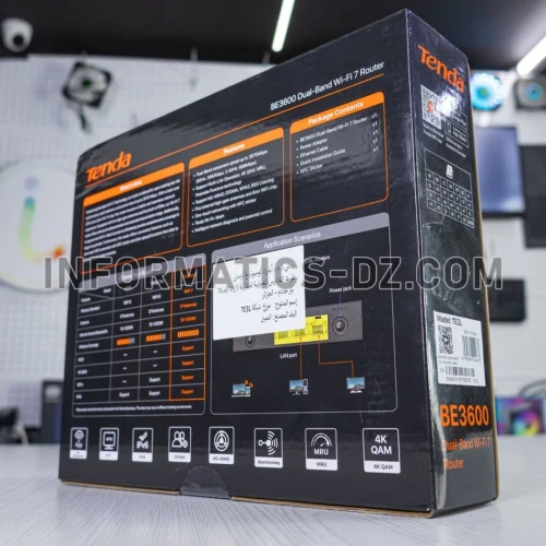 Tenda TE3L v1.0 BE3600 Dual-Band Gigabit Wi-Fi 7 Router up to 3,570 Mbps