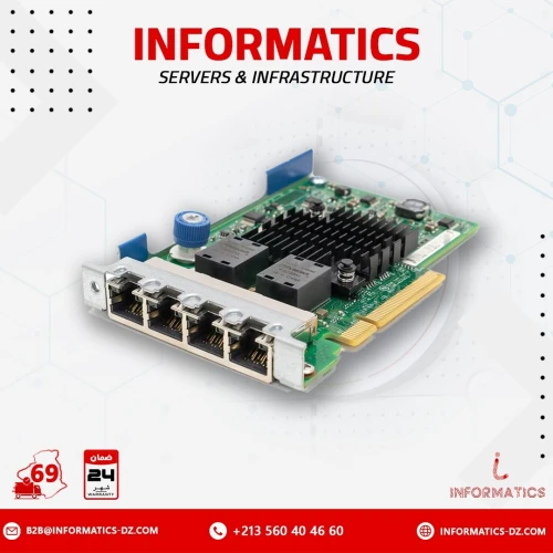 665238-001 -HPE Ethernet 1Gb 4-Port 366FLR Adapter FlexibleLOM Form Factor Intel I350 Controller Advanced Virtualization (VMDq) & Energy Efficient Ethernet Support