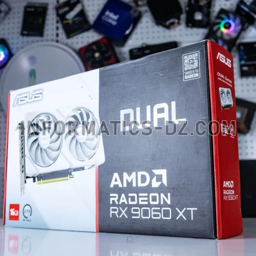 ASUS Dual Radeon RX 9060 XT 16GB GDDR6 White Edition