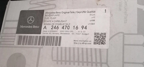 Pompe à essence Mercedes A45 AMG W176