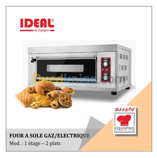 Four à sole gaz / élect - IDEAL 