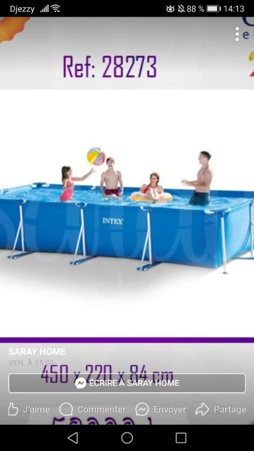 Piscine marque intex 