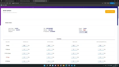 Plateforme gestion livraison express 