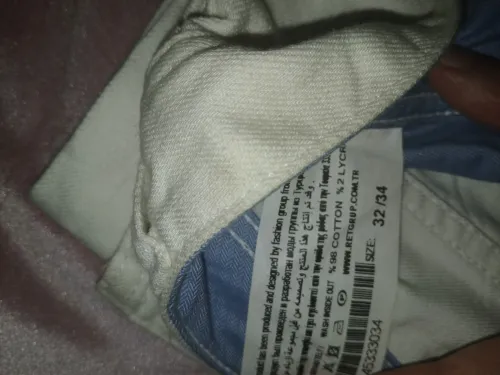 Pantalon latoile blanc