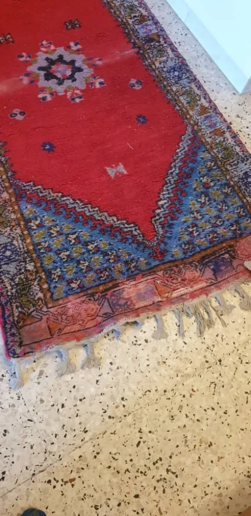Tapis de couloir Haute laine d'origine Atlas Marocain