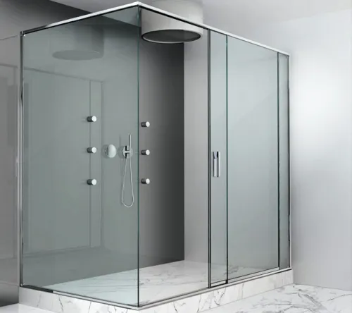 verre trempé ( vitrines, cabine de douche italienne, rampes d'escalier, garde corps) 