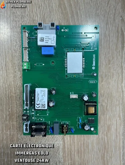 CARTE ÉLECTRONIQUE IMMERGAS EOLO VENTOUSE 24kw