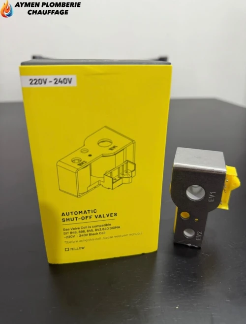 ELECTROVANNE BOBINE POUR BLOC GAZ JAUNE
