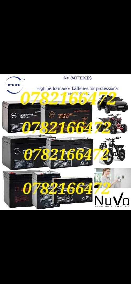 Batteries au plomb rechargeables  12 V 6 V : 4 Ah, 9 Ah, 10 Ah, 12 Ah, 7 Ah, 18 Ah, 33 Ah, 55ah