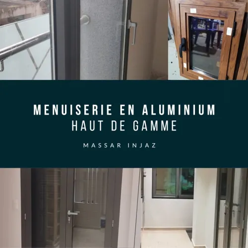 Menuiserie en aluminium - haut de gamme 