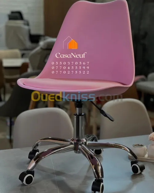 Chaises de bureau tulipe et filet