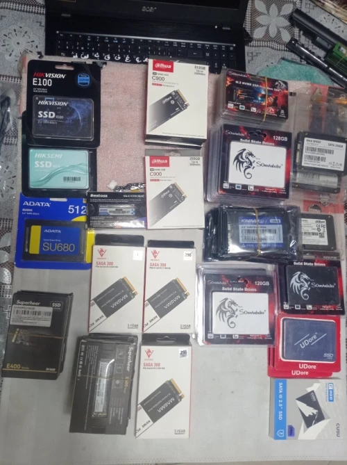 Lot de 61 SSD SSD Nvme et M2