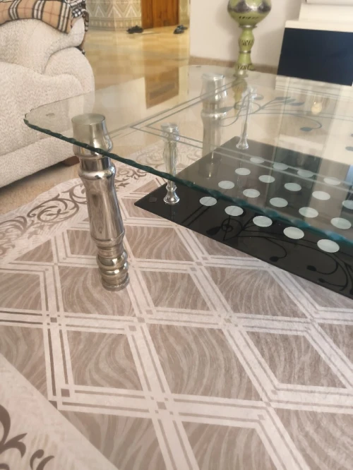 Table basse verre