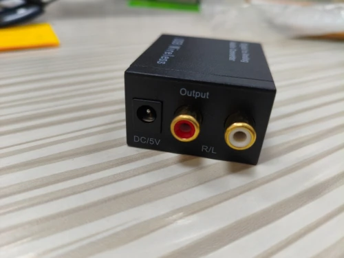 Convertisseur Audio Optique (Toslink) vers RCA