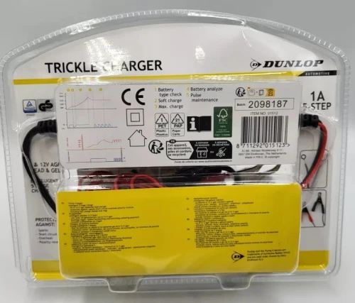 Chargeur Intelligent Dunlop 6 - 12 Volt