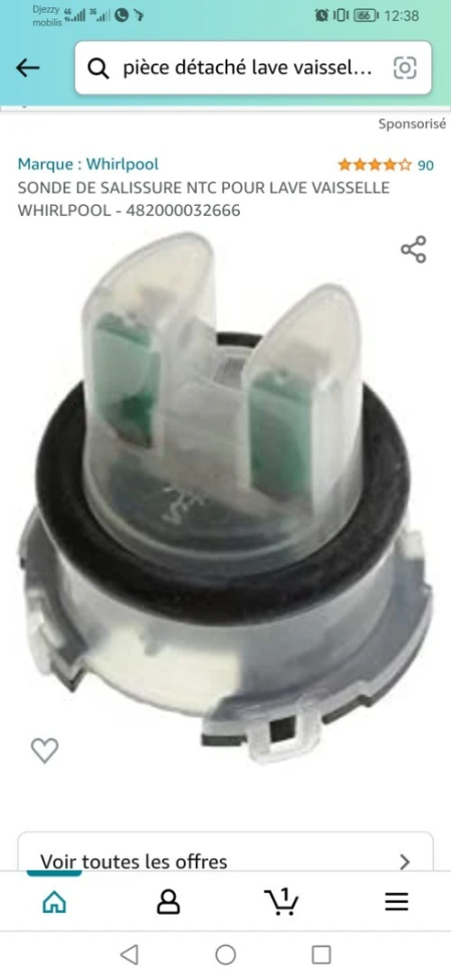 Piece lave vaisselle 