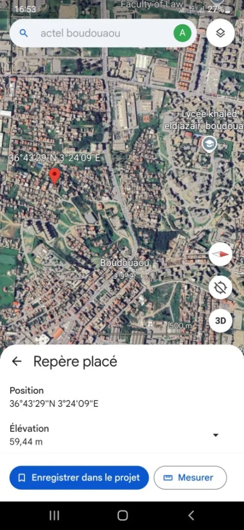 Vente Terrain Boumerdès Boudouaou