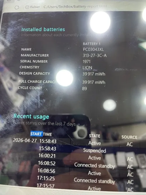 HP Pavilion X360 2in1 i7-1255U 1000GB 16GB RAM écran 14 tactile