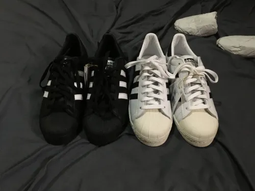 Deux Superstar 82 original 100% vrai cuir premium 44 2/3