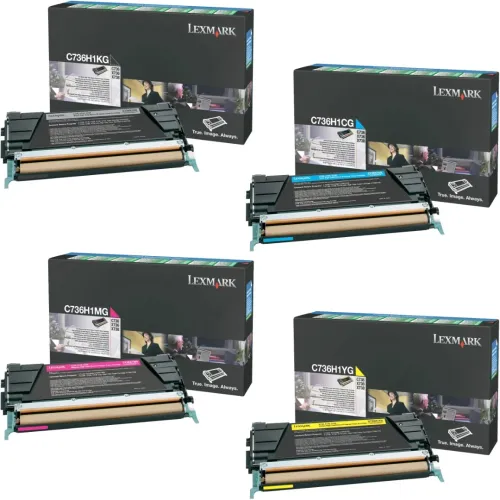TONER LEXMARK C736 PACK ORIGINAL 
