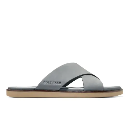 Nantucket Cross Strap Sandal Lava Smoke Nubuck   Ch Dark Latte