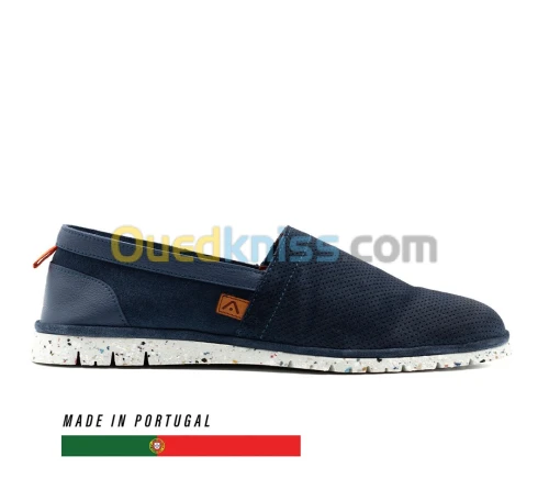 AMBITIOUS AMBER Perforated Suede Slip-On