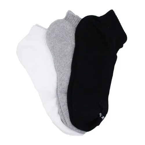 3Pk Unisex 1/2 Terry Qtr Crew