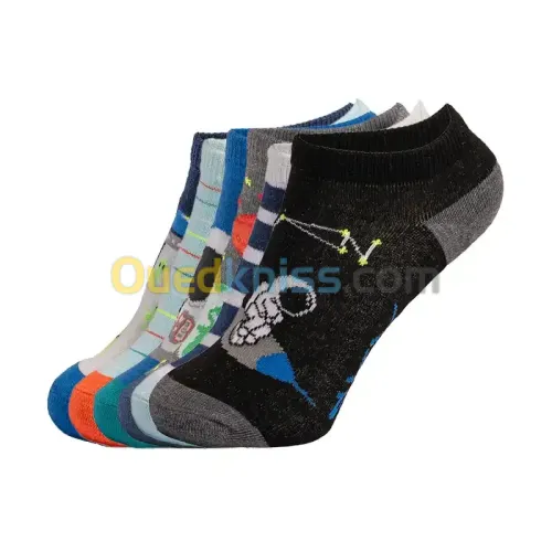 6Pk Boys Non Terry Low Cut