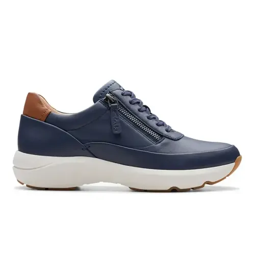 Tivoli Zip Navy Leather