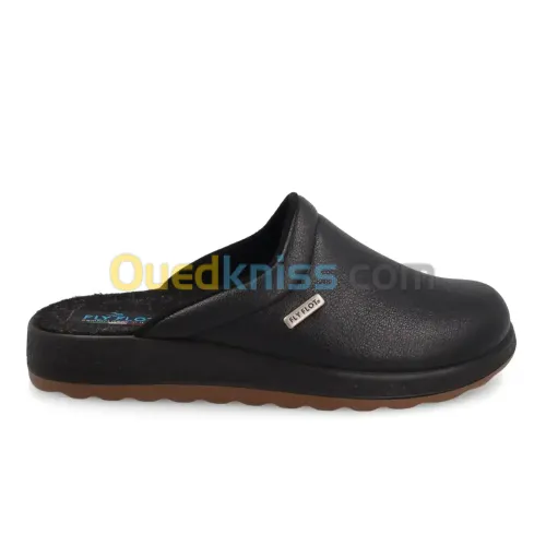 Synthetic Man Slipper Black