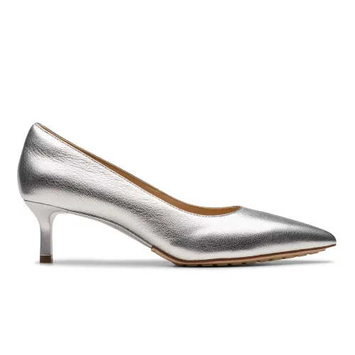 Adela Court Silver Leather