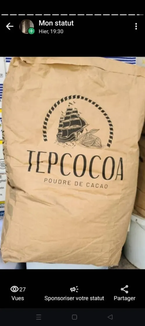 Poudre de cacao naturel HOLLAND 
