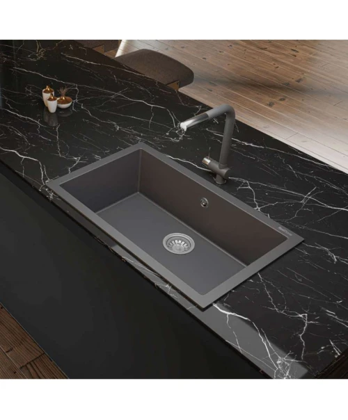Évier de cuisine en granit (Quartz)