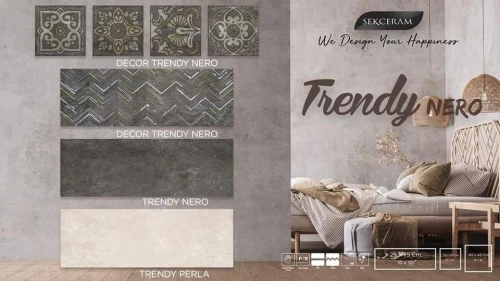 Faïence 25/75 Trendy (Verde, Bronze, Nero)
