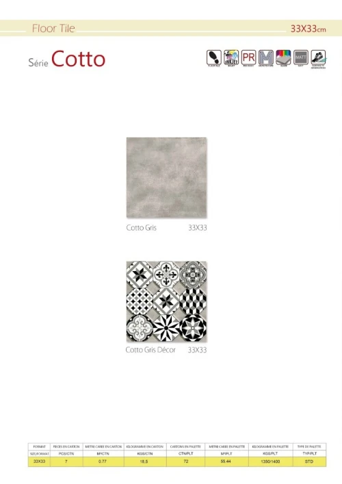 TECHNO CERAM 33X33