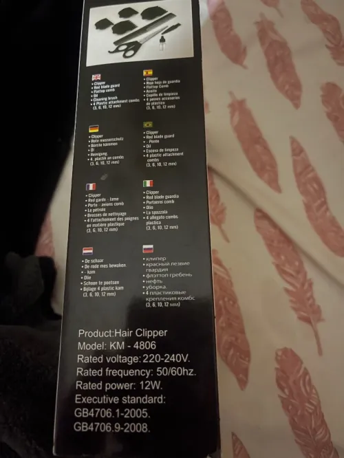 Tondeuse électrique pour homme jamais utilisé 