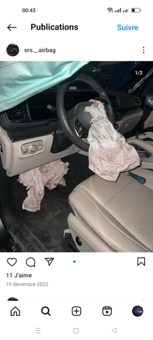 Réparation Airbag SRS