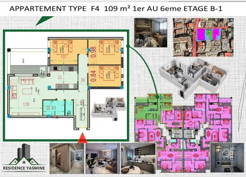 Vente Appartement F4 Alger Cheraga