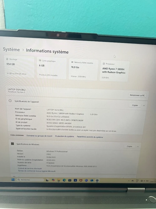  Lenovo Ryzen 7 RTX 3060 Laptop