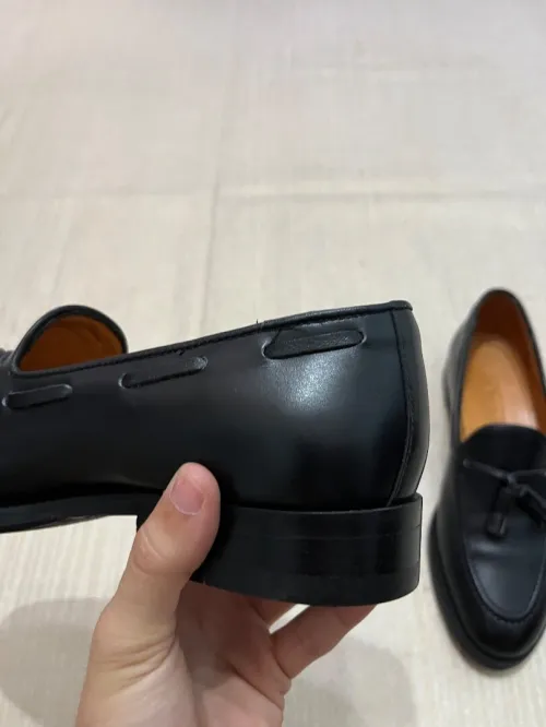 Mocassins homme Orcade cuir veau noir 