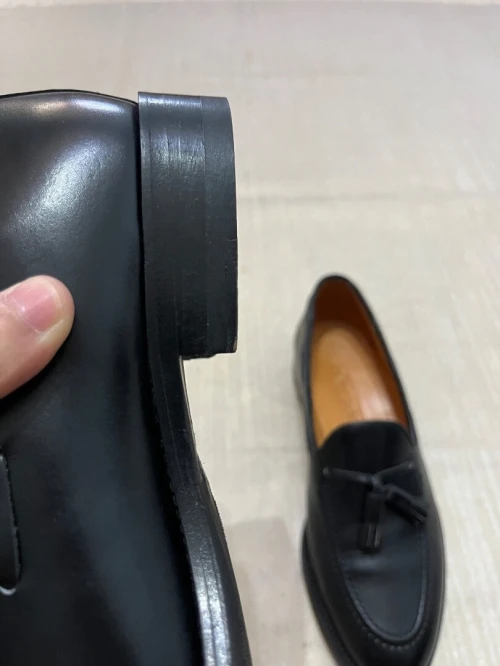 Mocassins homme Orcade cuir veau noir 