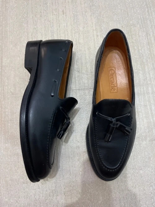 Mocassins homme Orcade cuir veau noir 