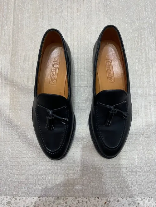 Mocassins homme Orcade cuir veau noir 