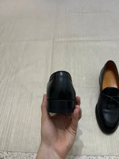 Mocassins homme Orcade cuir veau noir 
