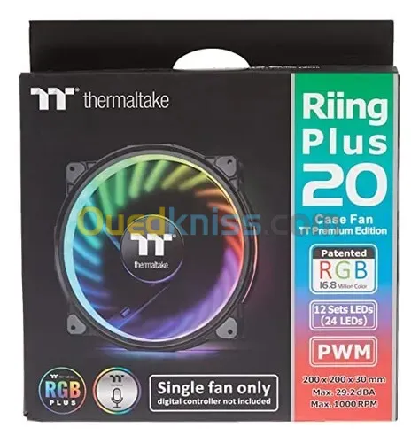 THERMALTAKE RIING PLUS 20 CASE FAN PREMIUM EDITION 
