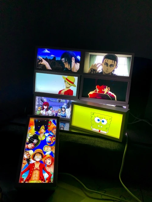 cadre en backlight anime pour decoration