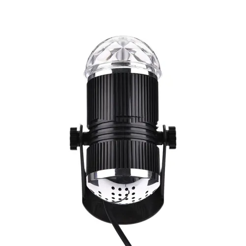 Projecteur boule cristal Rotative à Commande Vocale, Laser RVB  LED 220V