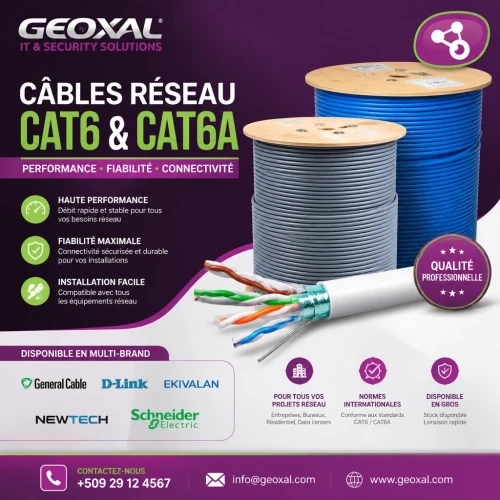 Câble Réseau RJ45 - CAT6 / CAT6A