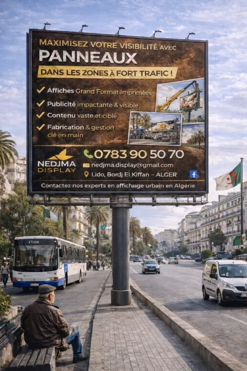 Panneau Publicitaire  Billboard Grand Format Affichage Extérieur